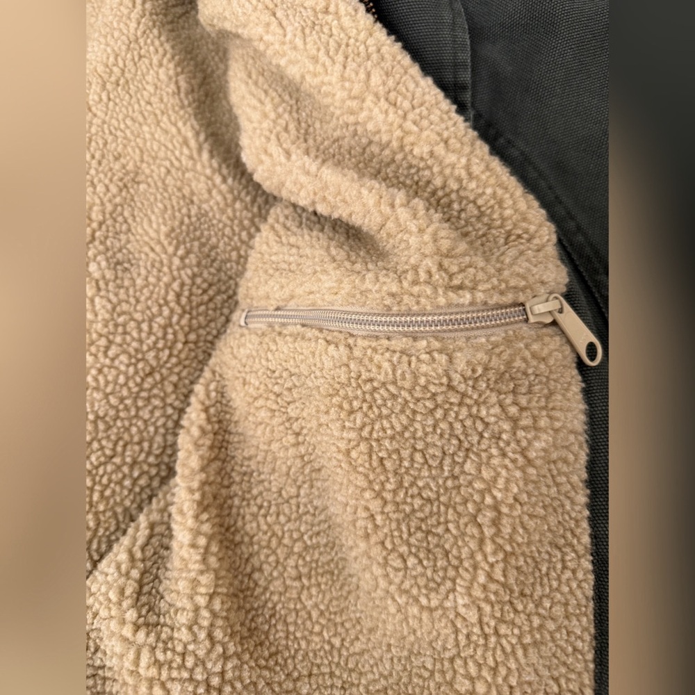 Cabela's Canvas Barn Chore FieldUtility Jacket Sherpa Fleece Insert - Large Tall - Picture 10 of 16